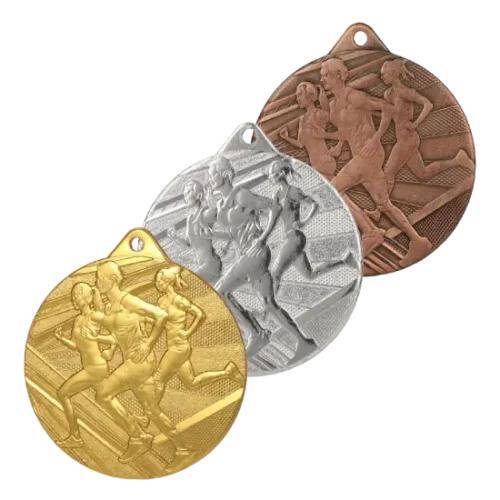 Medal złoty 50 mm - biegi