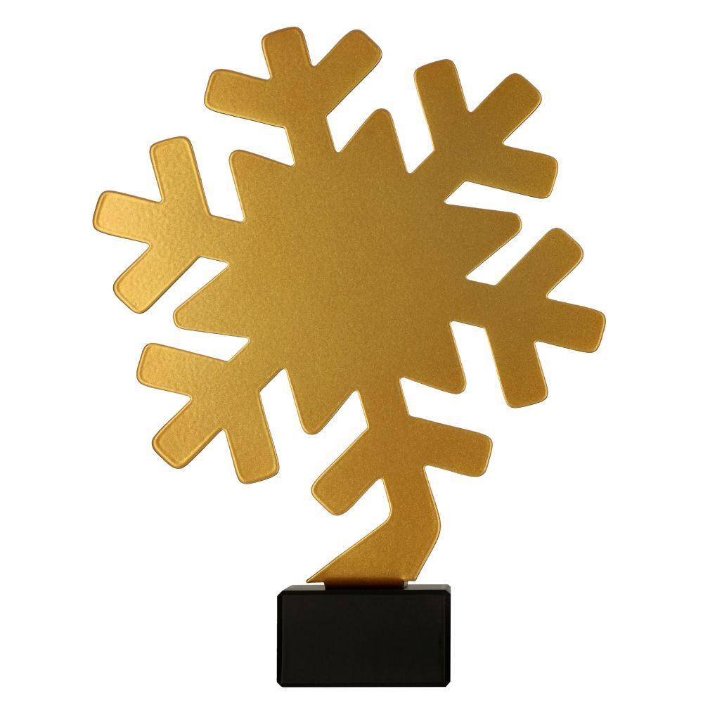 Metal trophy - snowflake - Metline