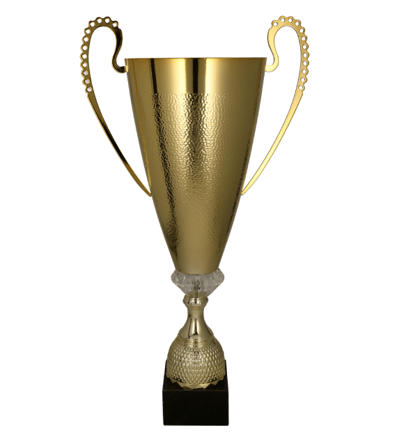 Metal cup gold