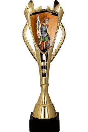 Plastic cup gold - firefighting