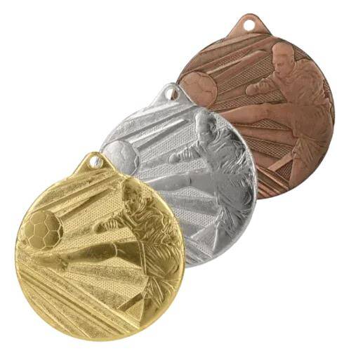 Medal złoty 50 mm – piłka nożna