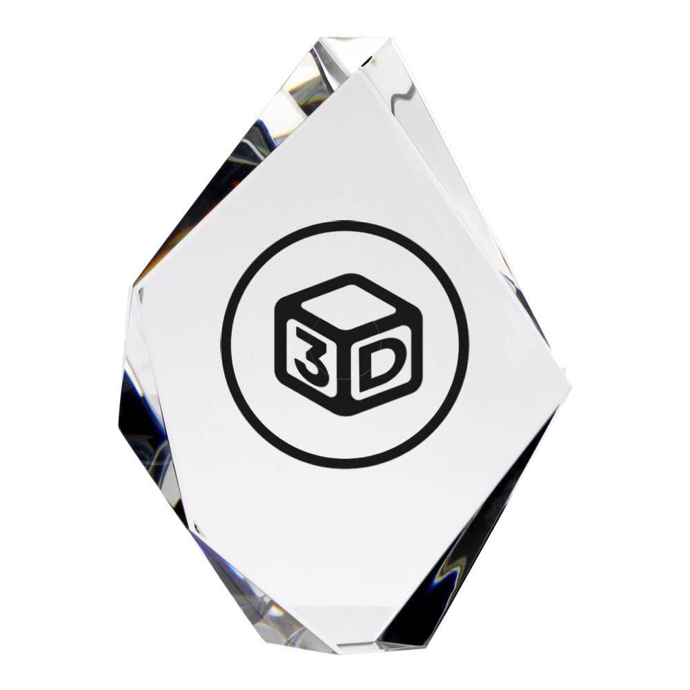 Trofeum szklane z etui