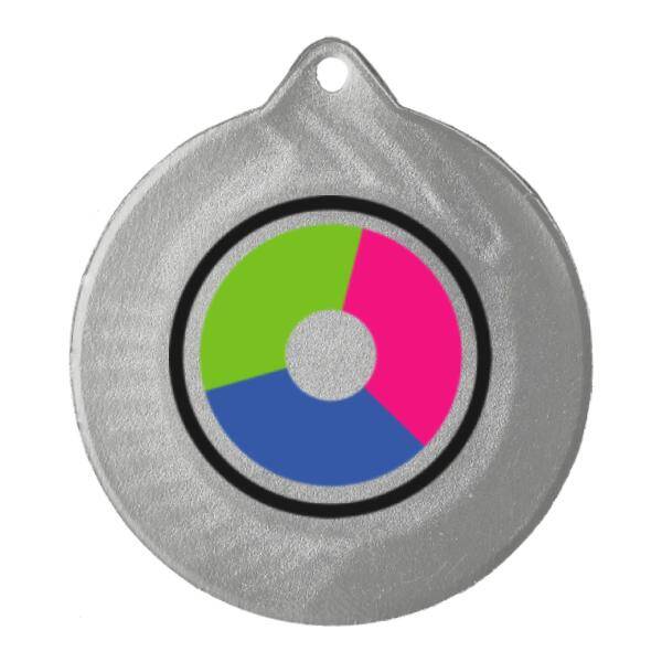 Medal srebrny z nadrukiem kolorowym LuxorJet