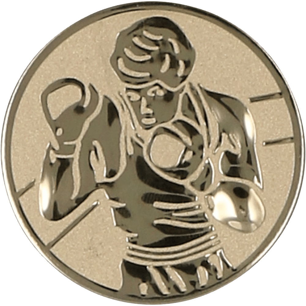 Aluminum emblem - boxing