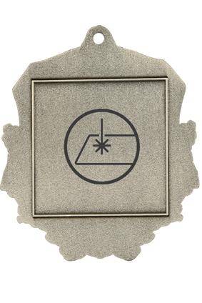 Medal srebrny z grawerem na laminacie