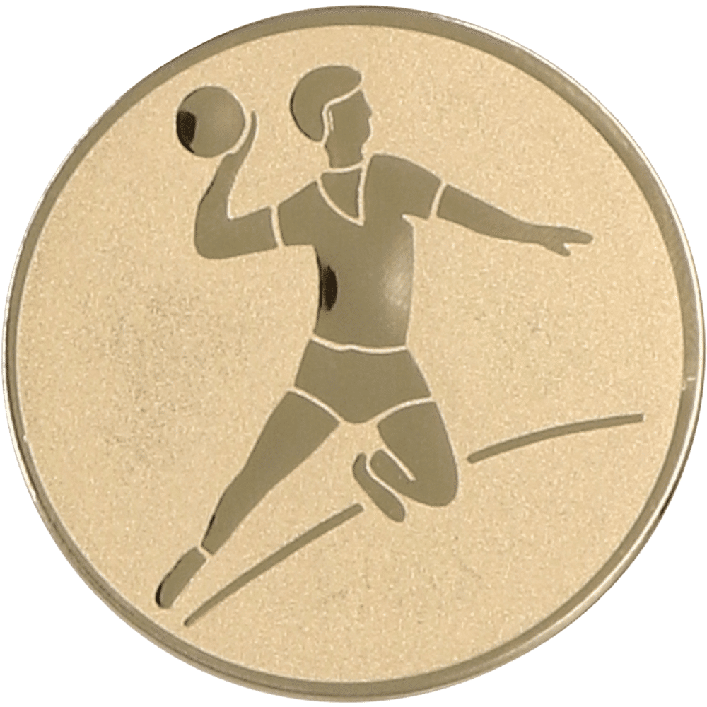 Aluminum emblem - handball