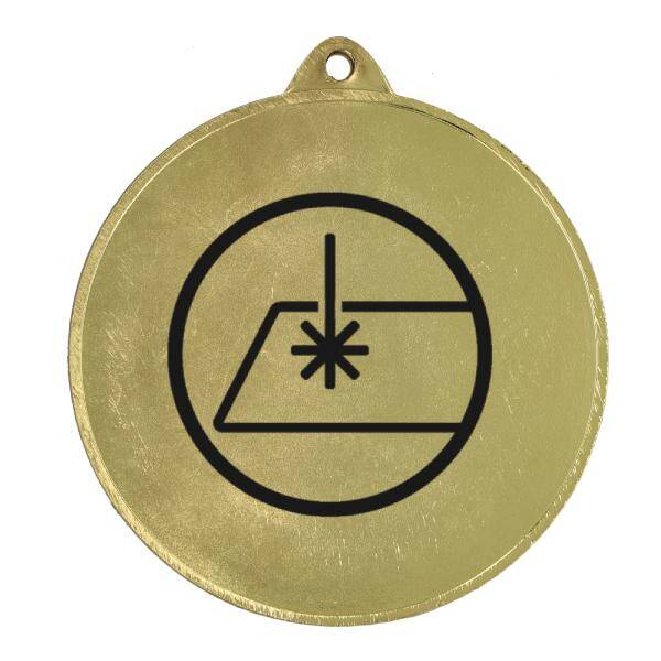 Medal złoty z grawerem bezpośrednim