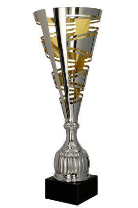 Metal cup silver - gold