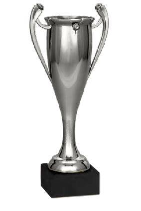 Silver plastic cup