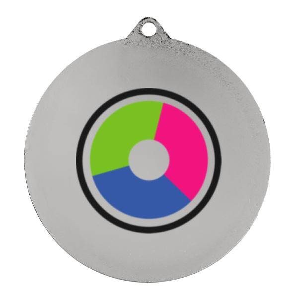 Medal srebrny z nadrukiem kolorowym LuxorJet