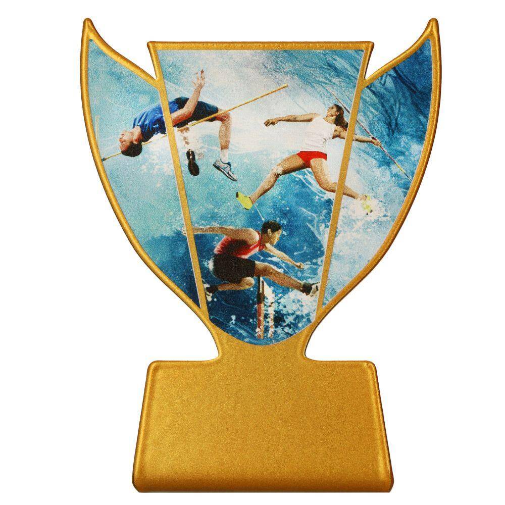 Metal trophy - athletics - Slim Line