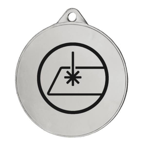 Medal srebrny z grawerem bezpośrednim