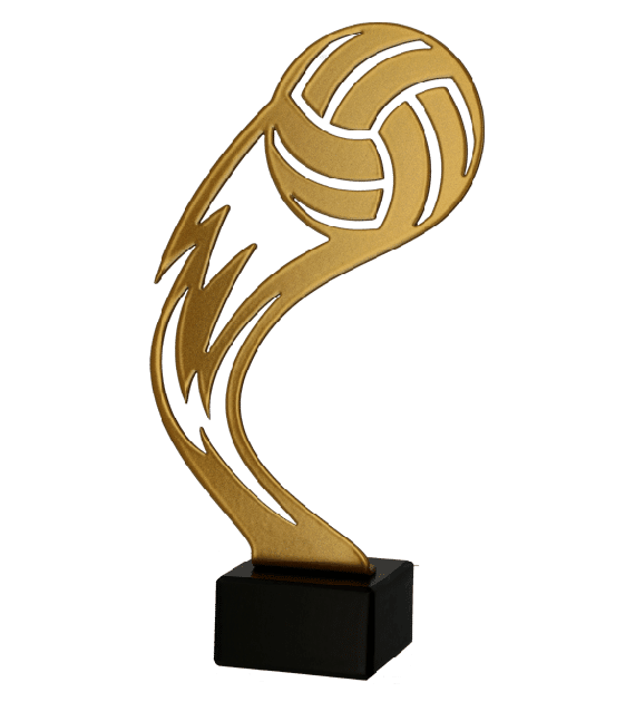 Metal trophy - volleyball - Metline