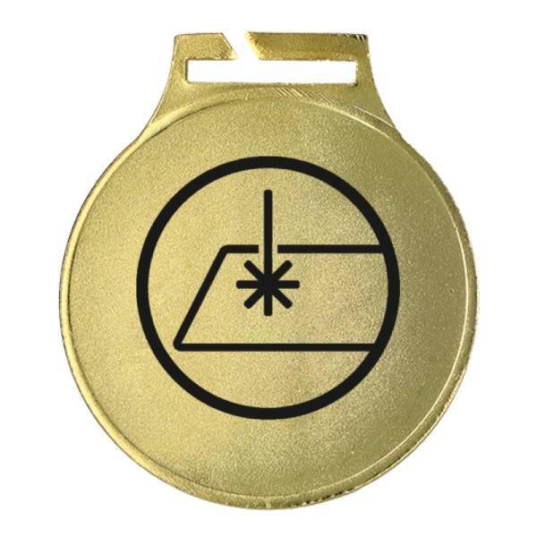 Medal złoty z grawerem bezpośrednim