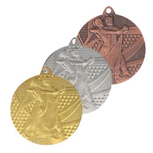 Medal złoty 50 mm - taniec