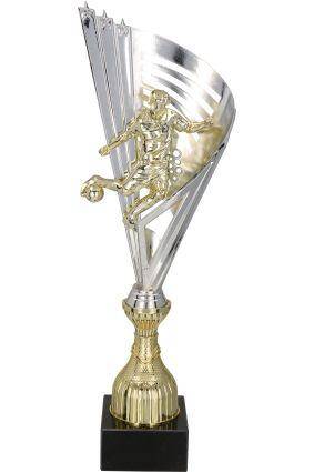 Gold & silver plastic cup