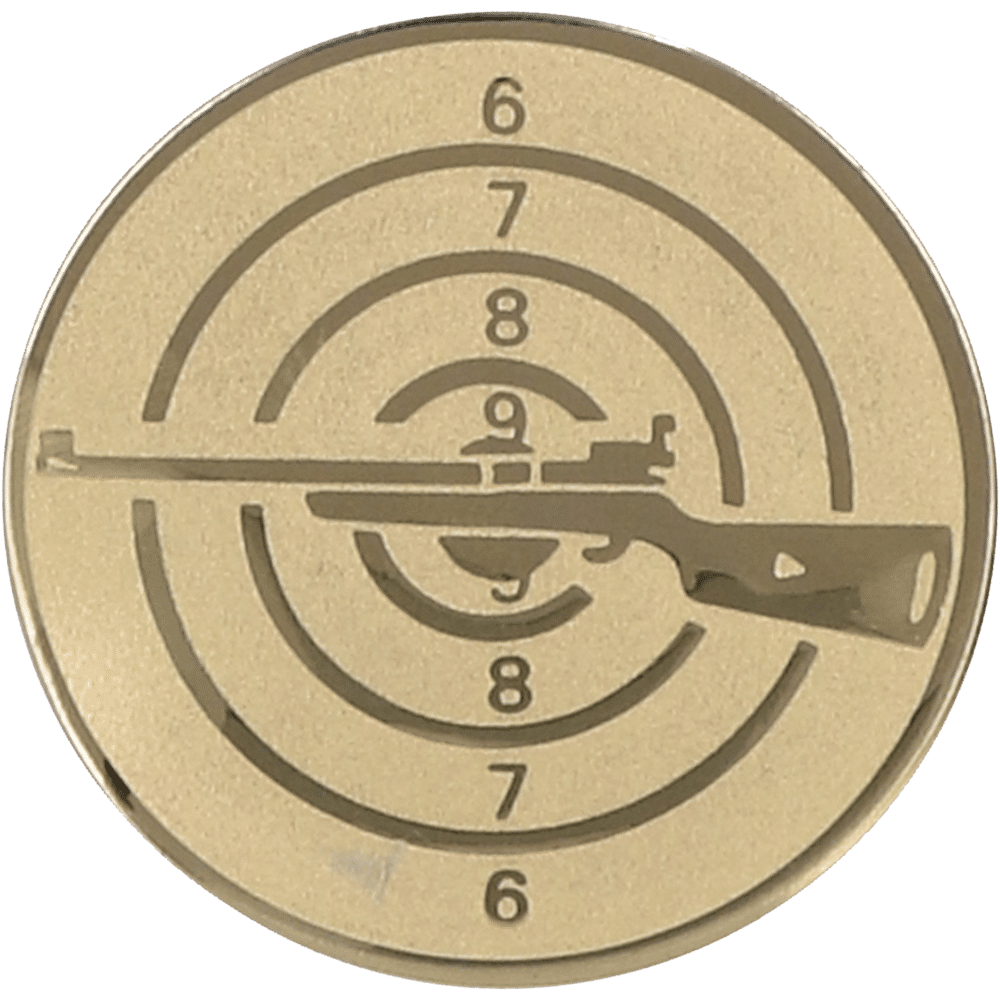 Aluminum emblem - shooting