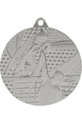 Medal srebrny 50 mm - siatkówka