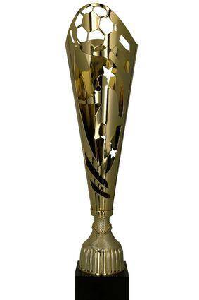 Metal-plastic cup gold