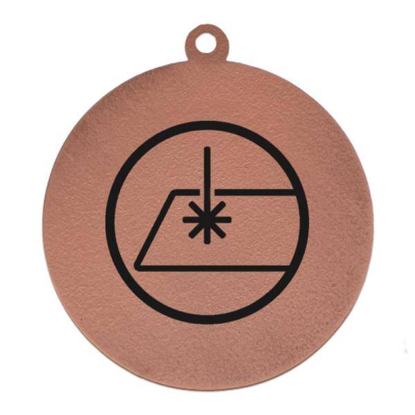 Medal brązowy z grawerem bezpośrednim