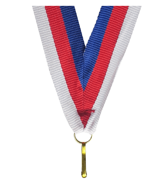 Ribbon 11 mm - blue-white-red