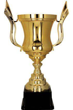 Metal cup gold