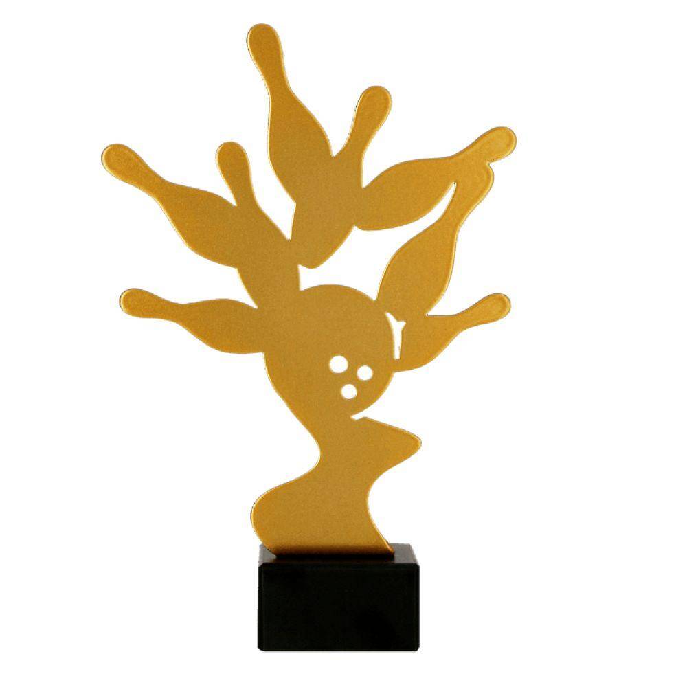 Metal trophy - bowling - Metline