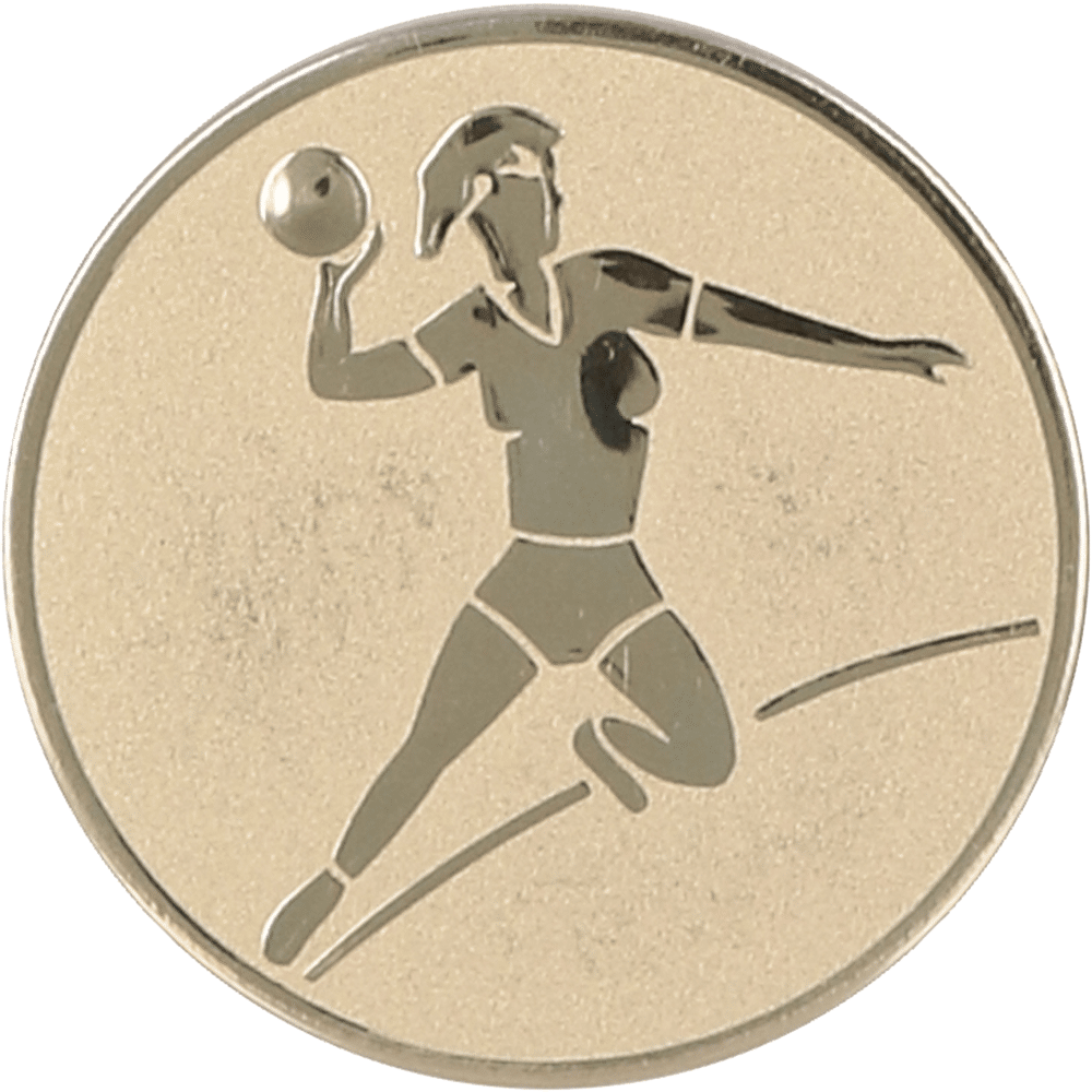 Aluminum emblem - handball