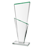 Glass trophy