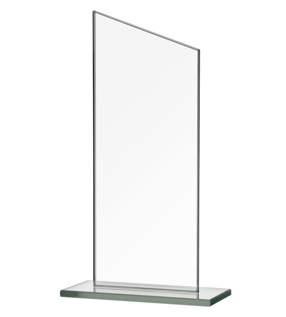 Statuetka szklana z rozklejoną podstawą