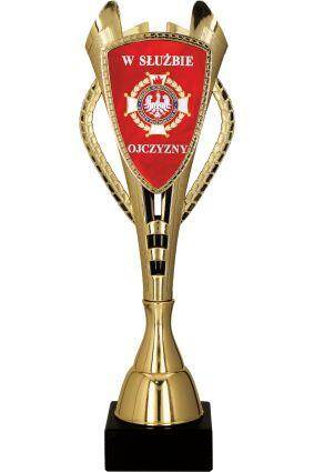 Plastic cup gold - firefighting