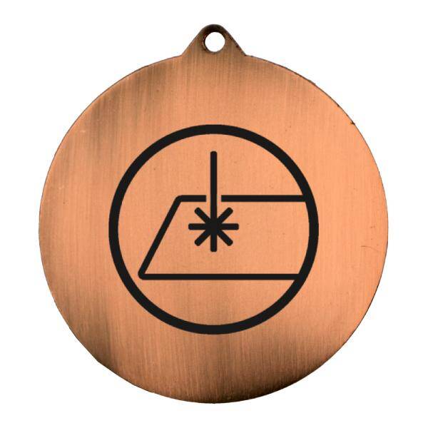 Medal brązowy z grawerem bezpośrednim