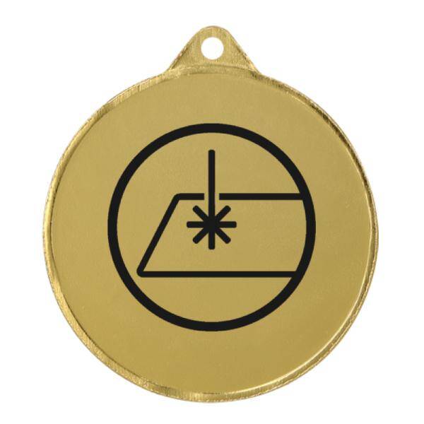 Medal złoty z grawerem bezpośrednim