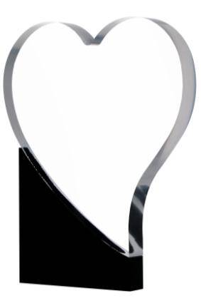 Trofeum akrylowe - serce