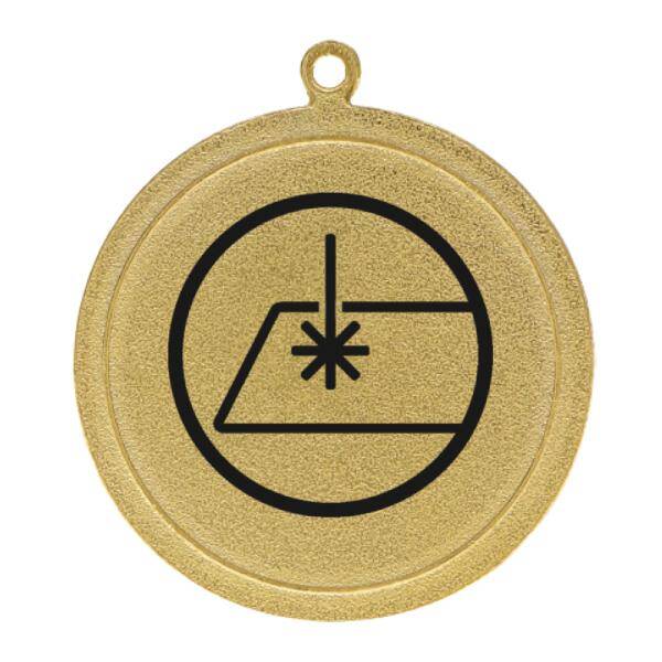 Medal złoty z grawerem bezpośrednim