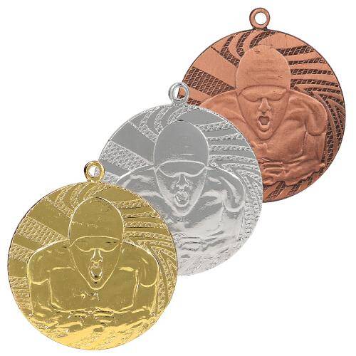 Medal złoty 40 mm - pływanie
