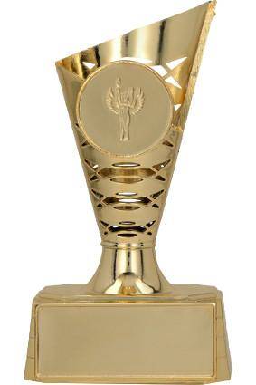 Gold plastic cup STORO G