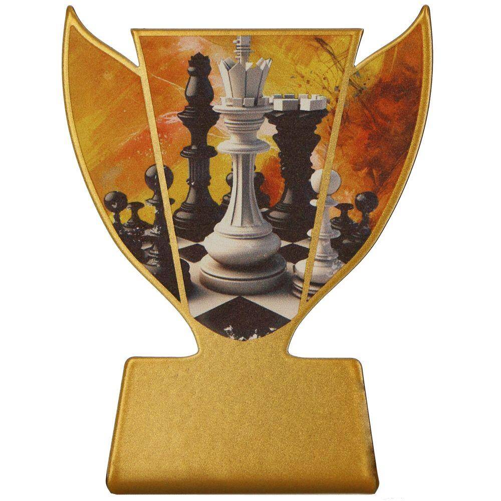 Statuetka metalowa - szachy - Slim Line