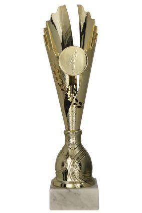 Gold plastic cup