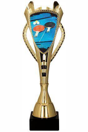 Plastic cup gold - table tennis