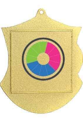 Medal złoty z nadrukiem kolorowym LuxorJet