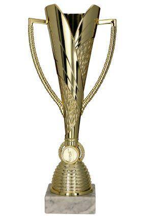 Plastic cup gold