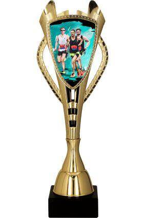 Plastic cup gold - men's runs