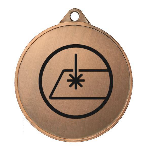 Medal brązowy z grawerem bezpośrednim