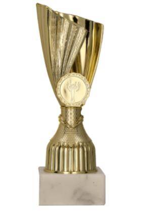 Plastic cup gold ZORA