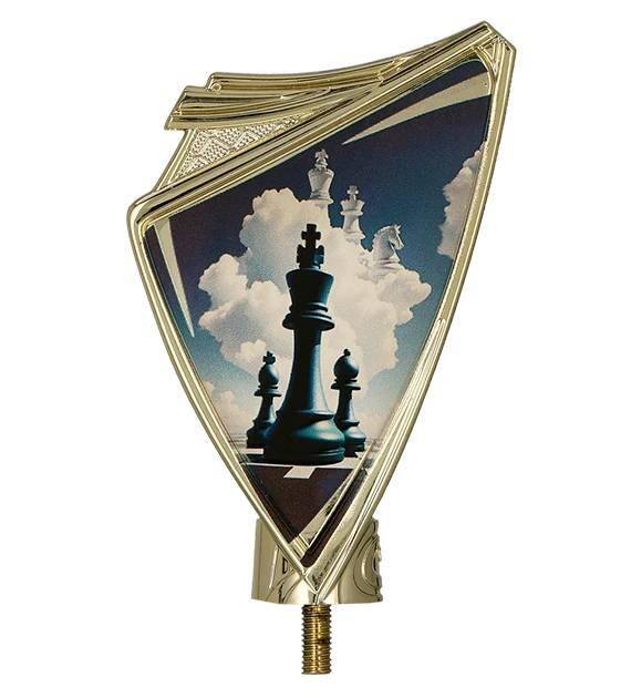 Gold plastic Crest – chess