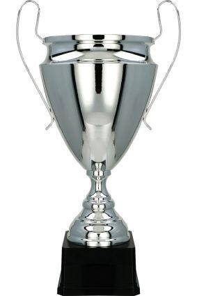 Metal cup silver