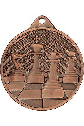 Medal brązowy 50 mm - szachy