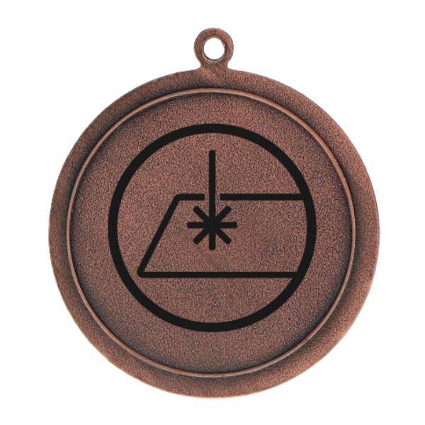 Medal brązowy z grawerem bezpośrednim
