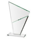 Glass trophy